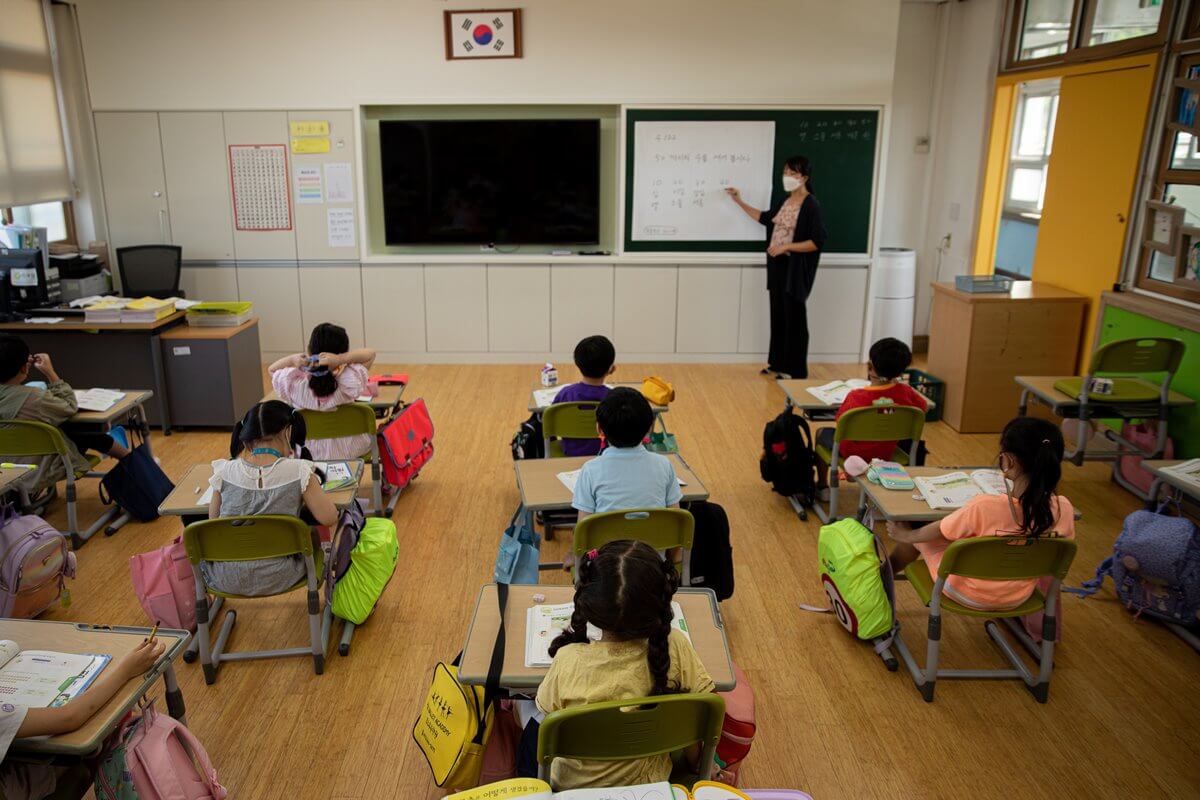 노라이의 교실 모습